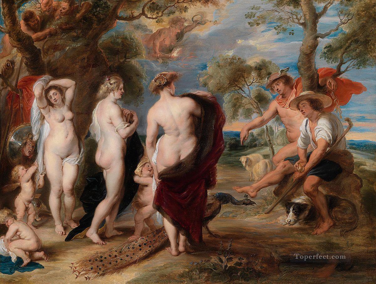 The Judgment of Paris Baroque Peter Paul Rubens Oil Paintings
